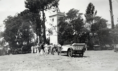 Portugália,Madeira-szigetek,Madeira, Camacha, Café Relógio, az épület eredetileg egy angol család által a XIX. században építtetett nyárilak, szemben az Óratorony., 1933, Kieselbach Gyula, Fortepan #191720