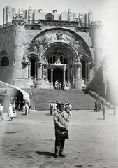 Spanyolország, Barcelona, Jézus Szent Szíve-templom (Temple Expiatori del Sagrat Cor)., 1933, Kieselbach Gyula, Fortepan #191726