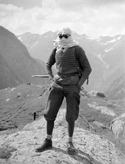 1925, Fortepan, portrait, free time, mountain, man, Mountaineering, hands in pockets, Fortepan #1920