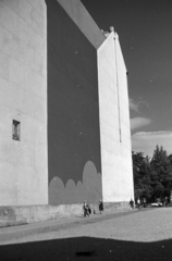 Magyarország, Budapest V., Kálvin tér, szemben a Múzeum körút 41. számú ház tűzfala., 1977, Kriss Géza, Budapest, Fortepan #192374