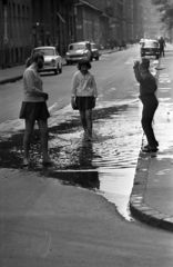 Magyarország, Budapest VIII., a Práter utca és a Nagy Templom utca sarok a József körút felé nézve., 1969, Kriss Géza, Budapest, Fortepan #193073