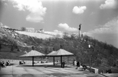 Magyarország, Gellérthegy, Budapest XI., déli lejtője a Citadella alatt, Jubileumi park., 1971, Kriss Géza, Budapest, Fortepan #193226