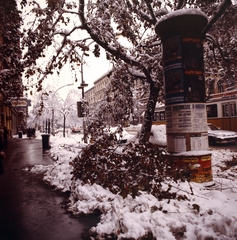 Magyarország, Budapest VIII., József körút a Krúdy utca felől a Rákóczi tér felé nézve., 1980, Gábor Viktor, Budapest, Fortepan #193644