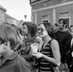 Magyarország, Szentendre, Fő (Marx) tér. A felvétel a nyári Szentendrei Teátrum előadásainak idején készült., 1970, Gábor Viktor, Fortepan #193724