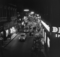 Hungary, Budapest V., Váci utca a Vörösmarty tér felé nézve., 1966, Gábor Viktor, Budapest, Fortepan #193870