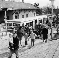 Magyarország, Széchenyihegy, Budapest XII., a Fogaskerekű végállomása., 1974, Gábor Viktor, Budapest, Fortepan #193980