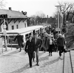 Magyarország, Széchenyihegy, Budapest XII., a Fogaskerekű végállomása., 1974, Gábor Viktor, Budapest, Fortepan #193981