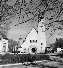 Magyarország, Zebegény, Havas Boldogasszony-templom (Kós Károly és Jánszky Béla)., 1972, Gábor Viktor, Fortepan #193988