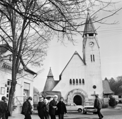 Magyarország, Zebegény, Havas Boldogasszony-templom (Kós Károly és Jánszky Béla)., 1972, Gábor Viktor, Fortepan #193990