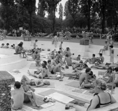 Magyarország, Margitsziget, Budapest, Palatinus Strandfürdő., 1974, Gábor Viktor, Fortepan #194068