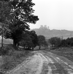 Hungary, Csesznek, Vár., 1965, Gábor Viktor, castle ruins, Fortepan #194078