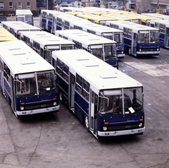 Magyarország, Budapest XVI., Margit utca, az IKARUS mátyásföldi gyártelepe., 1980, Gábor Viktor, Budapest, Fortepan #194081