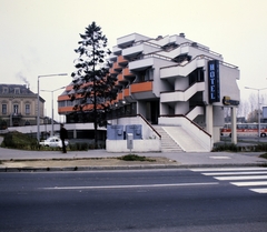 Magyarország, Zalaegerszeg, Balatoni út , Hotel Balaton., 1986, Gábor Viktor, gyalogátkelő, Fortepan #194128