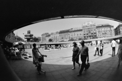 Magyarország, Budapest VIII., Baross tér, aluljáró a Keleti pályaudvar előtt., 1974, Gábor Viktor, Budapest, járókelő, gyalogos zóna, Fortepan #194250