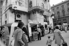 Hungary, Pécs, Színház tér, Pécsi Nemzeti Színház., 1976, Gábor Viktor, Fortepan #194388