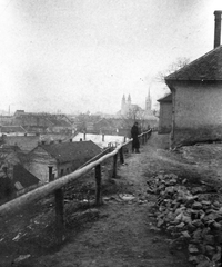 Szlovákia, Nyitra, kilátás a Várdombról., 1929, Fortepan, Csehszlovákia, Fortepan #19459