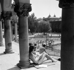 Magyarország, Városliget, Budapest XIV., Széchenyi fürdő., 1974, Bojár Sándor, Budapest, Fortepan #194704