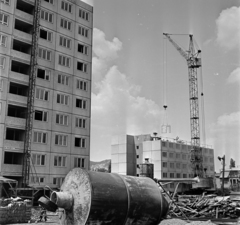 Hungary, Budapest XI., balra a Tétényi út 29., szemben a Fraknó utca 4. építése, jobbra a háttérben a Fraknó utca 3. számú villaépület látszik., 1971, Bojár Sándor, Budapest, Fortepan #194925