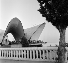 Azerbajdzsán, Baku, Mirvari kávézó., 1975, Bojár Sándor, Szovjetunió, hiperbolikus héj, Fortepan #195044