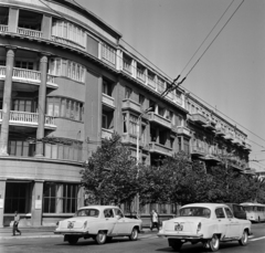 Azerbajdzsán, Baku, az Azerbajdzsáni Művészek Szövetségének székháza (Azərbaycan Rəssamlar İttifaqı)., 1975, Bojár Sándor, Szovjetunió, GAZ M21 Volga, Fortepan #195046