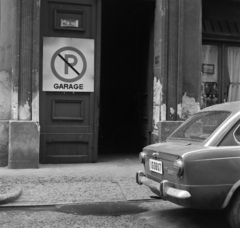 Magyarország, Budapest VII., Dob utca 6., 1973, Bojár Sándor, Budapest, rendszám, Fortepan #195109