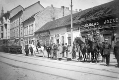 Magyarország, Szeged, Tisza Lajos körút a Kiss Ernő - Károlyi utca között., 1919, Fortepan, utcakép, üzletportál, sorfal, Fortepan #19534