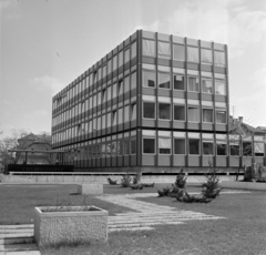 Magyarország, Budapest XIV., a Thököly út 105-107. szám alatti Chemolimpex irodaház a Mexikói út felől nézve., 1974, Bojár Sándor, Budapest, Fortepan #195356