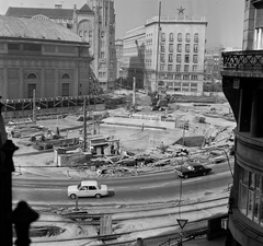 Magyarország, Budapest V.,Budapest VI., Deák Ferenc tér az Anker köz felől nézve., 1974, Bojár Sándor, Budapest, Fortepan #195379