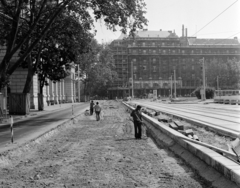 Magyarország, Budapest V., Kossuth Lajos tér, balra a Földművelésügyi Minisztérium épülete., 1975, Bojár Sándor, Budapest, Fortepan #195407