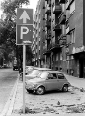 Magyarország, Budapest XIII., Pannónia (Rajk László) utca az Ipoly utca felől a Victor Hugo utca felé nézve., 1982, Bojár Sándor, Budapest, Fortepan #195529