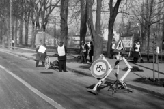 Magyarország, Budapest II., Hűvösvölgyi út (Vörös Hadsereg útja), a háttérben a villamos pálya mögött a Kelemen László utca és a Ditró utca közötti házsor látható., 1979, Bojár Sándor, Budapest, Fortepan #195573