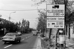 Magyarország, Rákospalota, Budapest XV., Szentmihályi út a Nagysándor József utca felől a Régi Fóti út felé nézve., 1978, Bojár Sándor, rendszám, Budapest, Fortepan #195622