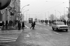 Magyarország, Budapest V., Szent István körút a Falk Miksa (Néphadsereg) utcától a Margit híd felé nézve., 1979, Bojár Sándor, Budapest, Fortepan #195641