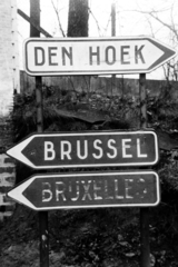 Belgium, Sint-Genesius-Rode, balra az Avenue de la Forêt de Soignes (Zoniënwoudlaan), jobbra a Rue du Culot (Hoekstraat)., 1972, Bojár Sándor, Fortepan #195860