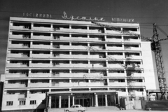 Üzbegisztán, Taskent, a Barátság Szálloda építkezése, ma Wyndham Tashkent Hotel., 1969, Bojár Sándor, Szovjetunió, Fortepan #195912