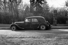 1965, Bogyó Virág, Citroen-márka, Citroen 11CV Traction Avant, Fortepan #196038