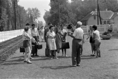 Magyarország, Balatonszárszó, vasútállomás., 1968, Bogyó Virág, Fortepan #196090