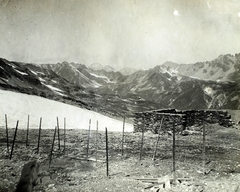 Italy, drótakadály az első világháború alatt., 1915, Bogyó Virág, First World War, wire obstacle, Fortepan #196114