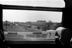 Magyarország, Debrecen, a Mikepércsi úti felüljáró a Nagyállomás felé nézve., 1964, Szűcs Lóránd, Fortepan #196311