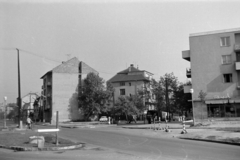 Magyarország, Budapest XI., Karolina út a Bocskai úti kereszteződésnél, szemben az Ábel Jenő utca torkolata., 1968, Szűcs Lóránd, Budapest, Fortepan #196420