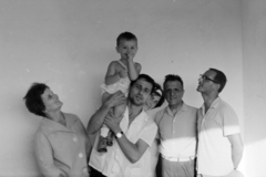 1971, Szűcs Lóránd, odd one out, family, Fortepan #196512