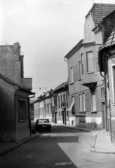 Romania,Transylvania, Oradea, Alapi János utca (Strada Postăvarului) az Iványi Ödön (Strada Gheorghe Bariţiu) utcától a Patak (Strada Mircea Popescu) utca felé nézve., 1987, Szűcs Tamás, Fortepan #196708