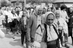 1987, Szűcs Tamás, folk costume, women, Fortepan #196714