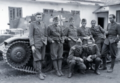 1940, Martin Kornél, tank, General Military Vehicle Emblem, tank crew member, Fortepan #196774