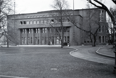 Magyarország, Margitsziget, Budapest, Hajós Alfréd Nemzeti Sportuszoda., 1937, Martin Kornél, modern építészet, Fortepan #196794