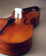 Hungary, Budapest, Budapest a zene városa, az Ibusz reklámplakátjához készített felvétel., 1987, Tóth József Füles, advertising photography, violin, musical instrument, Fortepan #197024