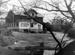 Magyarország, Szentendre, Lajosforrás turistaközpont, Ságvári Endre turistaház., 1955, Keveházi János, turistaház, Fortepan #197323