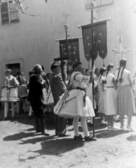 1957, Keveházi János, folk costume, Fortepan #197547