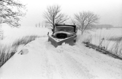 1987, Szalay Zoltán, snow, snow plough, Fortepan #197927