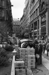 Magyarország, Budapest V., Ferenciek tere (Felszabadulás tér) a Kígyó utca felé nézve., 1986, Szalay Zoltán, Budapest, Fortepan #197974